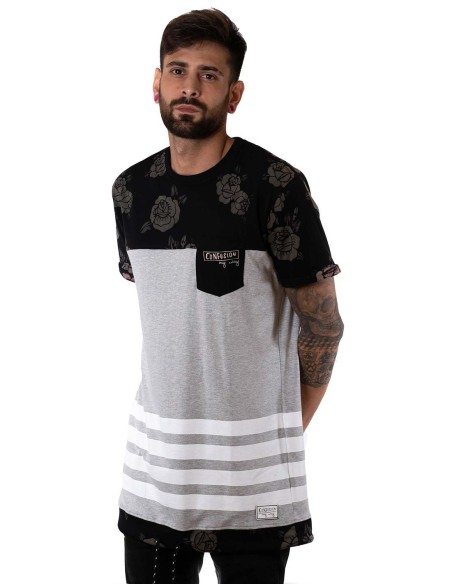 HALFETI LINED LONG TEE