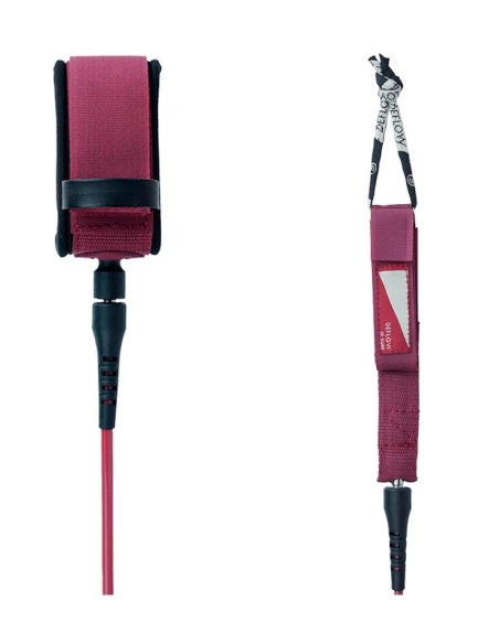 invento-surf-deflow-6ft-6mm-leash-burgundy