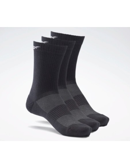 TE MID CREW SOCK 3P BLACK