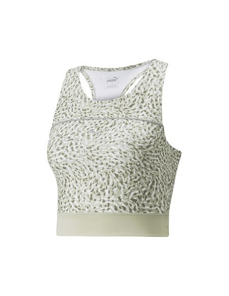 RUN HIGH SHINE CROP TANK W