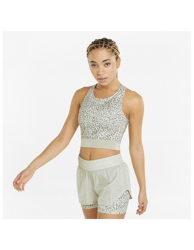 RUN HIGH SHINE CROP TANK W