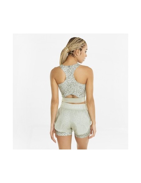 RUN HIGH SHINE CROP TANK W