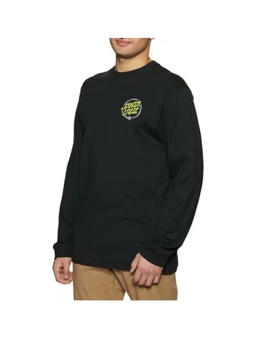 MAKO DOT L-S T-SHIRT BLACK
