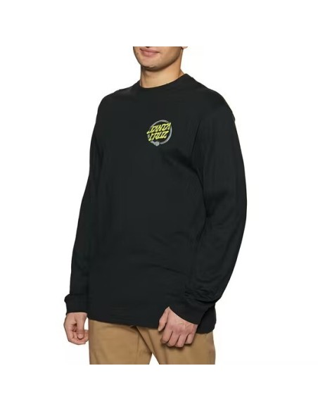 MAKO DOT L-S T-SHIRT BLACK