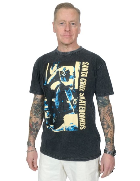 KNOX PUNK FRONT T-SHIRT BLACK