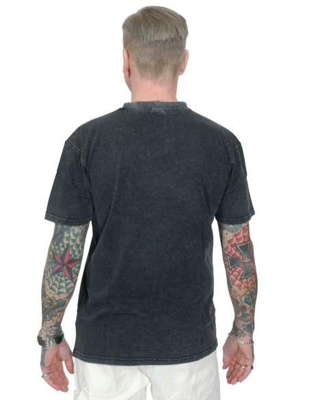 KNOX PUNK FRONT T-SHIRT BLACK