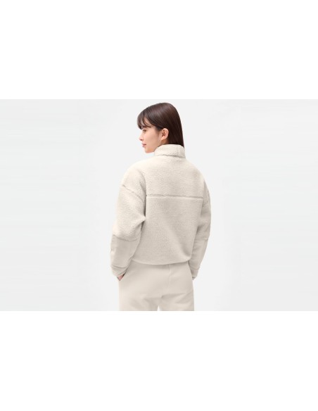 RED CHUTE FLEECE W ECRU