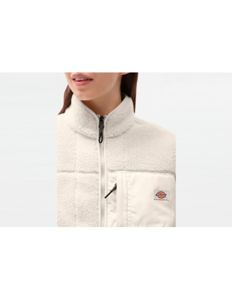 RED CHUTE FLEECE W ECRU